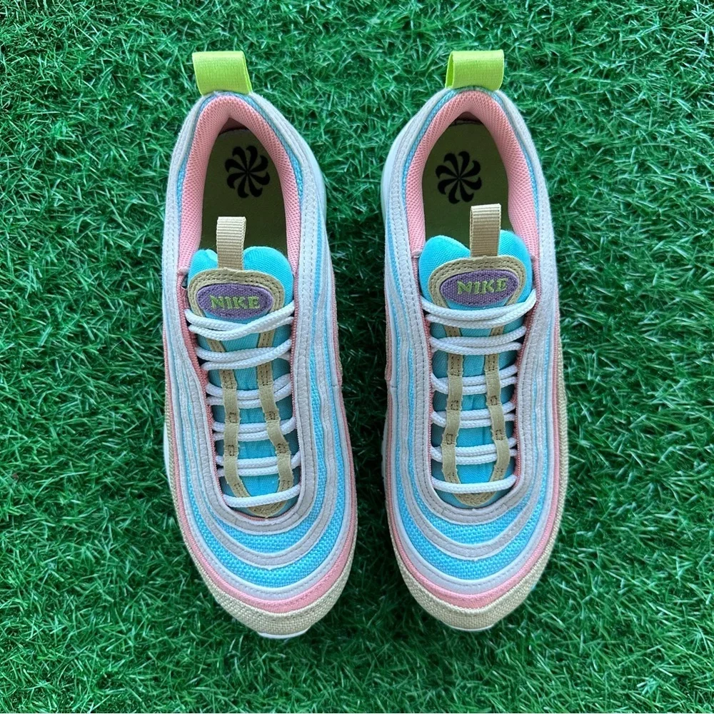 Nike Air Max 97 Se Copa / Sail - Wheat Grass - Picture 8 of 9